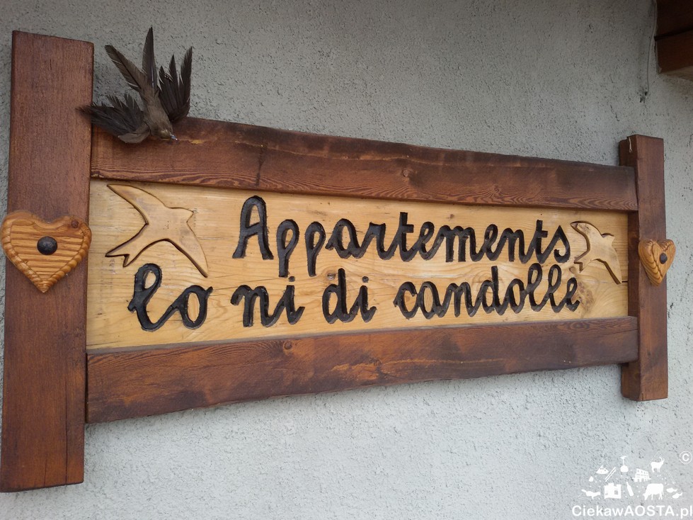 Apartament Lo nid di candolle w Buthier