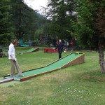 Mini golf w Val Ferret