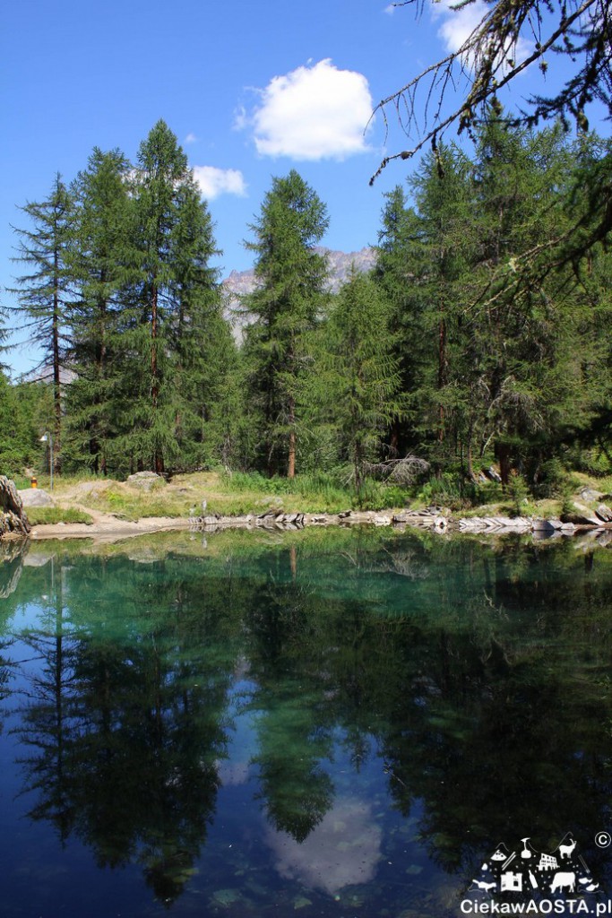 Jezioro Pellaud w najbardziej zielonej dolinie regionu. 