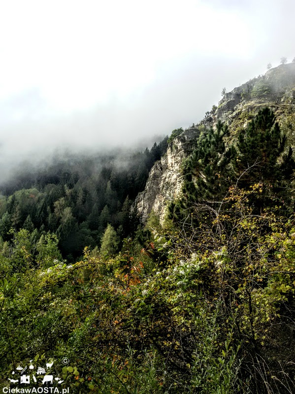 Valle d'Aosta jesienią.