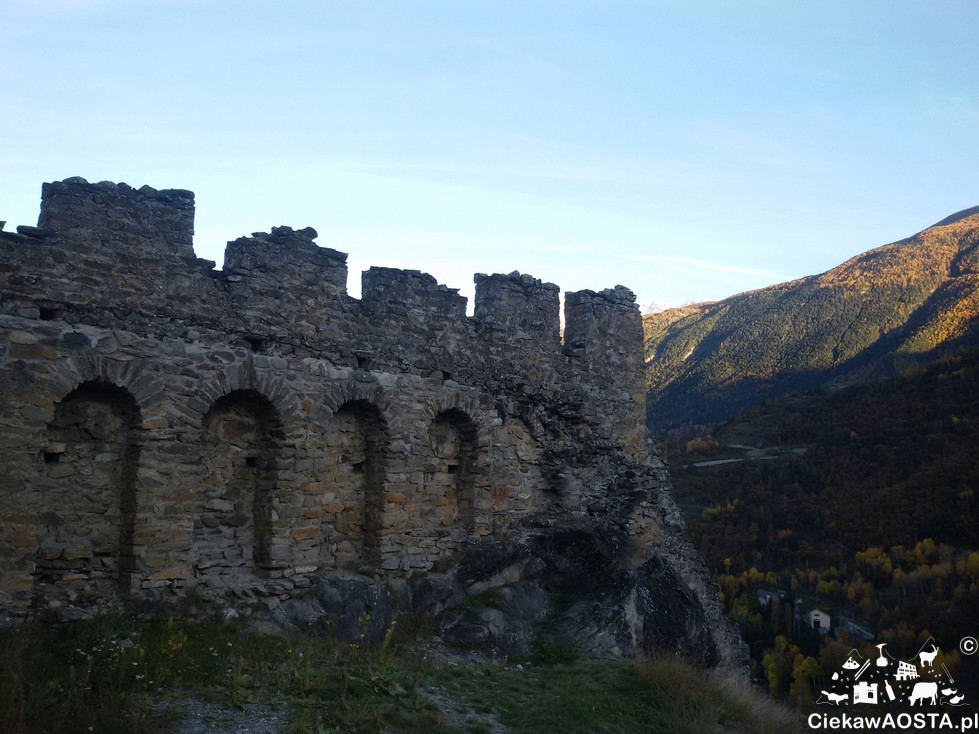 Ruiny zamku.